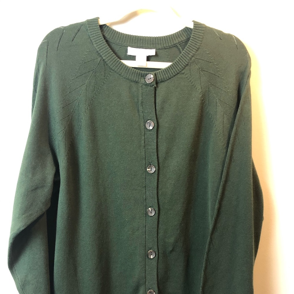 CJ Banks Cardigan Sweater Size 1x